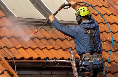 Démoussage et hydrofuge de toiture à Baupte